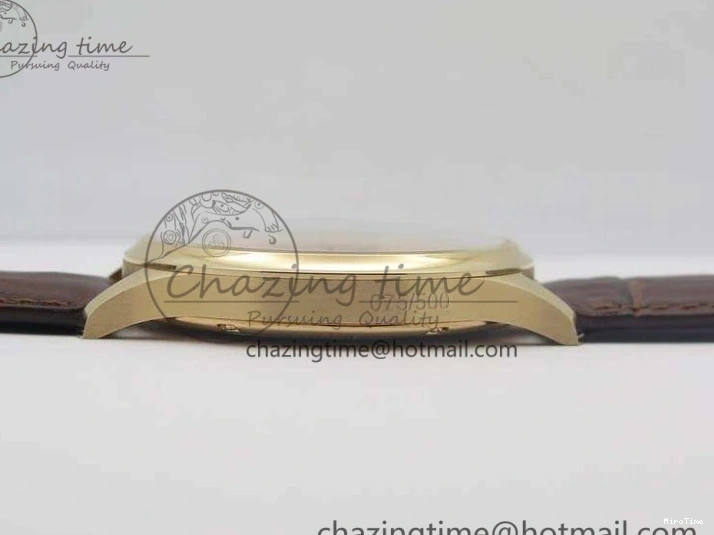 MIROTIME 0318 Effortless Portuguese Fa Jones IW544201 RG GSF 1:1 Best Edition White Dial On Leather Strap 7228